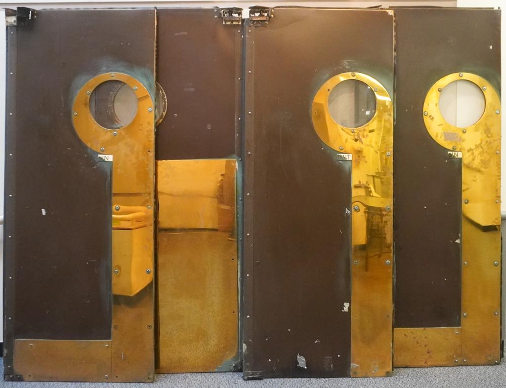 FOUR BRASS MOUNTED VINYL "PORTAL"