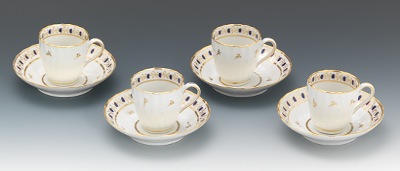 Four British Coffee Cups and