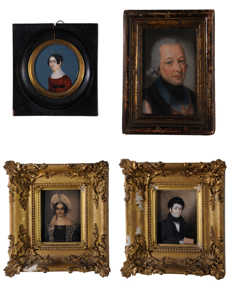 Four British Miniature Portraits