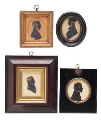 Four British silhouettes: gentleman