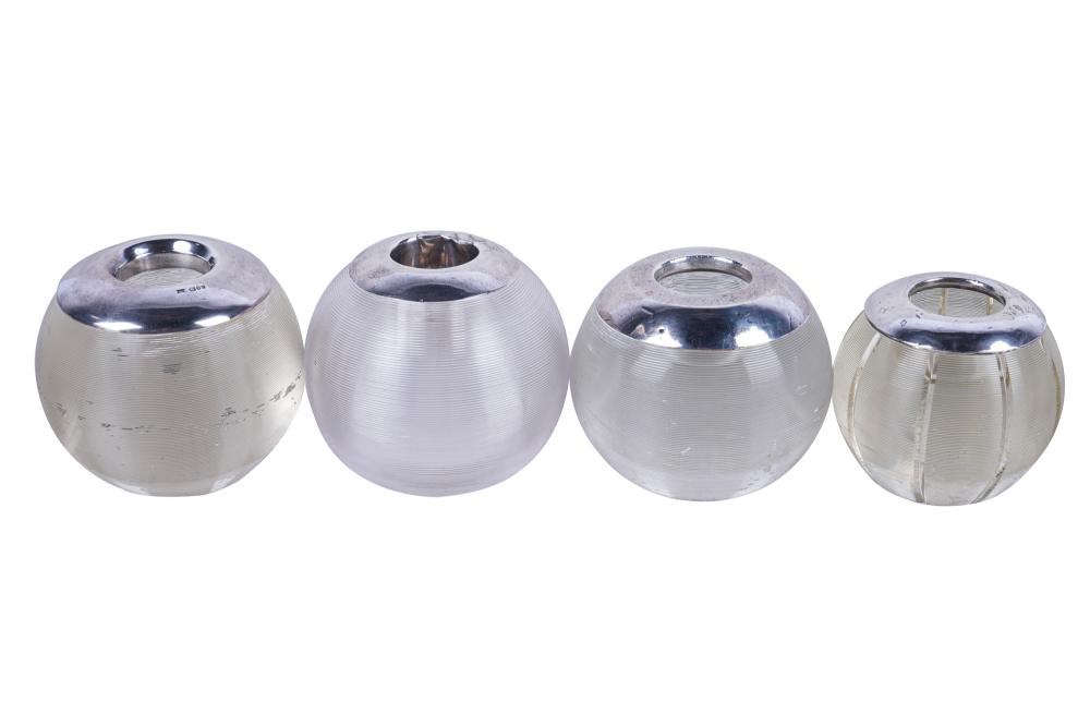 FOUR BRITISH STERLING SILVER &