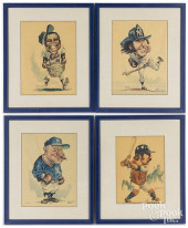 FOUR BRUCE STAIR BASEBALL CARI