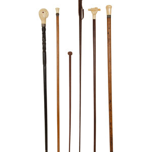 Four Canes or Walking Sticks