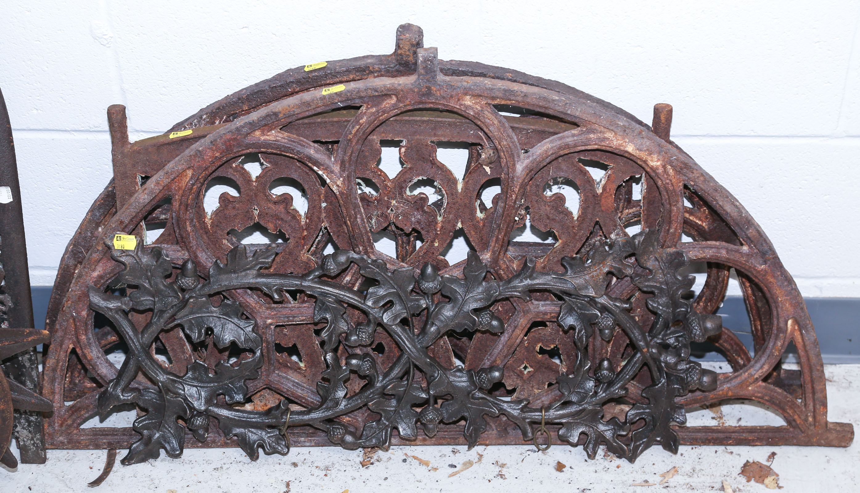 FOUR CAST IRON ARCHITECTURAL