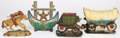 FOUR CAST IRON DOORSTOPS<br>Fo
