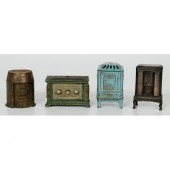 Four Cast Iron Figural Still B