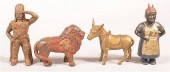 FOUR CAST IRON FIGURAL STILL B