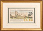 Four castle engravings by Buck
