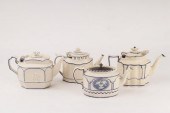 Four Castleford teapots, vario