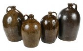 FOUR CATAWBA VALLEY STONEWARE