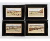Four Cecil Aldin framed and ma