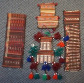 FOUR CENTRAL ASIAN KILIM BAGS