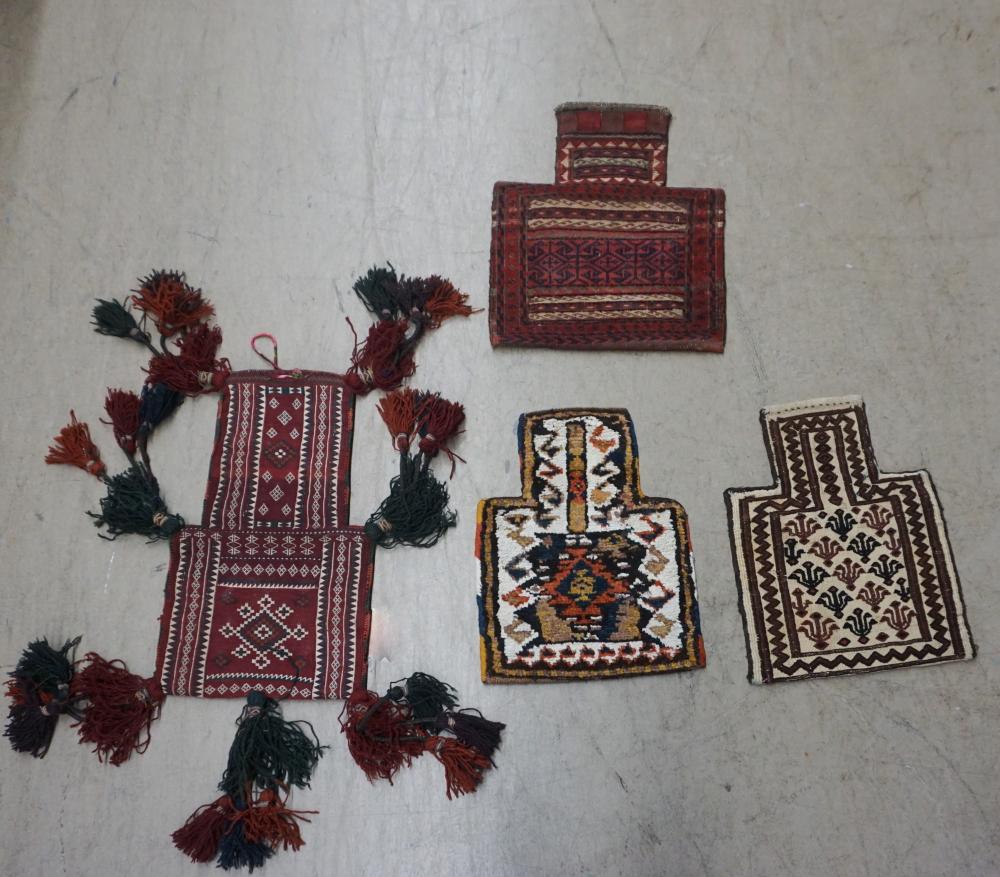 FOUR CENTRAL ASIAN SALT BAGS