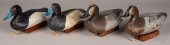 FOUR CHESAPEAKE BAY CARVED AND