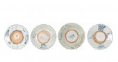 FOUR CHINESE BLUE & CELADON SW