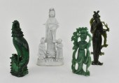 FOUR CHINESE CABINET ITEMSComp
