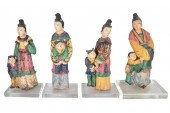 FOUR CHINESE CERAMIC FIGURESea