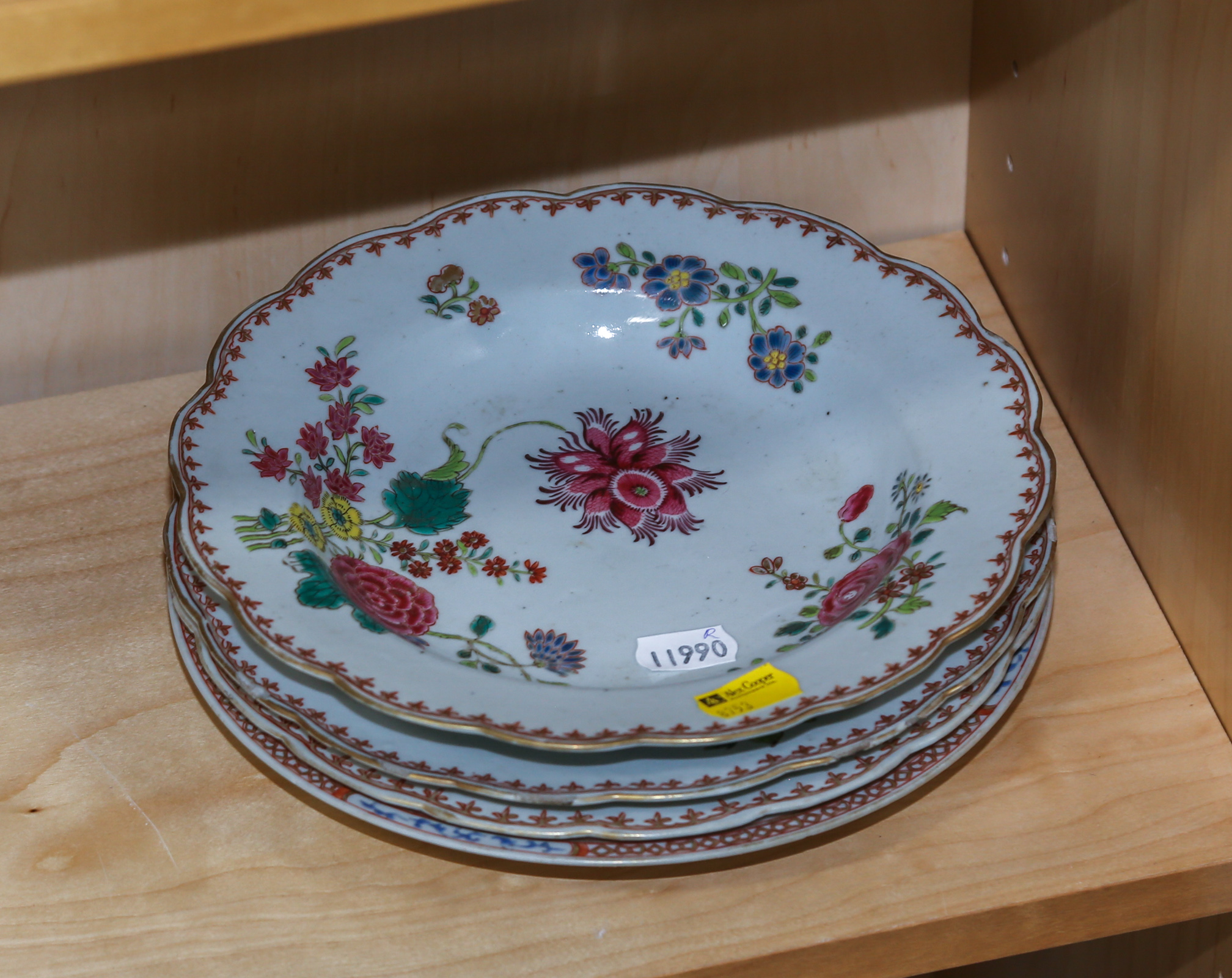 FOUR CHINESE EXPORT AMSTERDAMS BONT