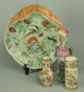 FOUR CHINESE EXPORT FAMILLE RO