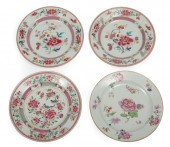 FOUR CHINESE EXPORT FAMILLE RO