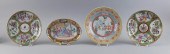 FOUR CHINESE EXPORT FAMILLE RO