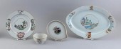 FOUR CHINESE EXPORT FAMILLE RO