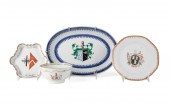 FOUR CHINESE EXPORT PORCELAIN