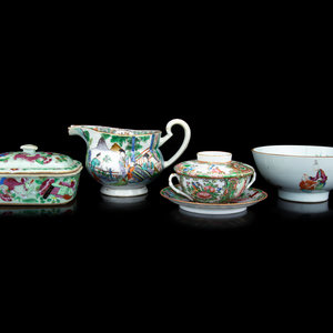 Four Chinese Export Porcelain
