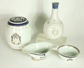 FOUR CHINESE EXPORT PORCELAIN