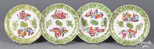 FOUR CHINESE EXPORT PORCELAIN