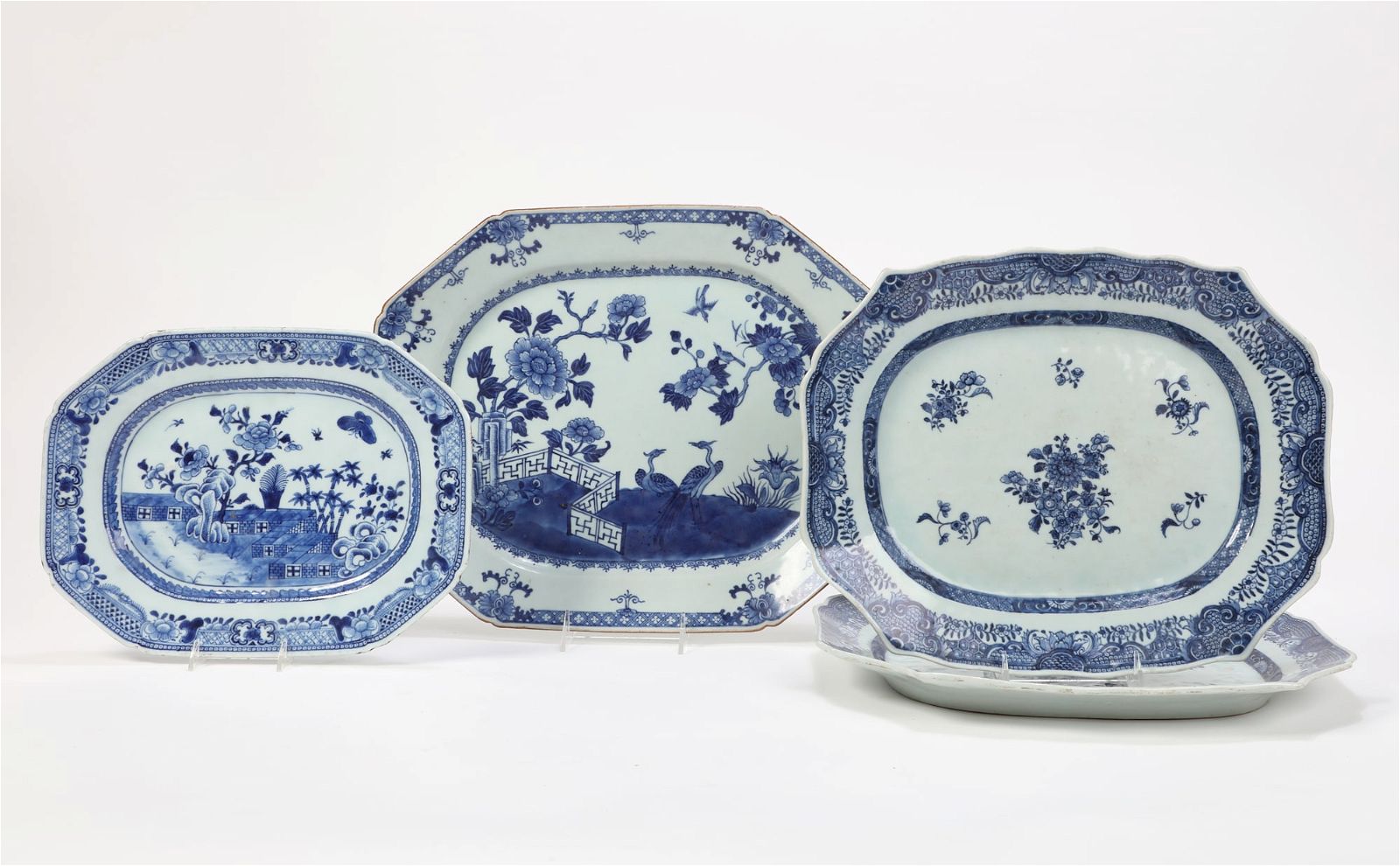 FOUR CHINESE EXPORT PORCELAIN