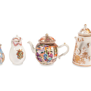 Four Chinese Export Porcelain