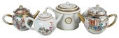 FOUR CHINESE EXPORT PORCELAIN