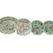 Four Chinese Famille Rose Porc