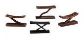 Four Chinese folding pillows