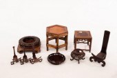 Four Chinese hardwood stands,