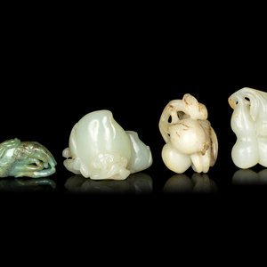 Four Chinese Jade and Jadeite