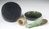 Four Chinese Jade Articlesto i