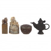 FOUR CHINESE OBJECTS Includes