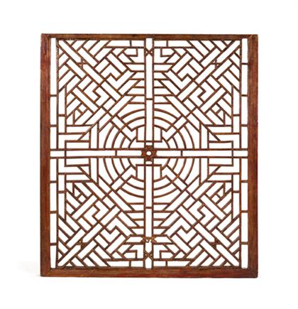 Four Chinese painted softwood