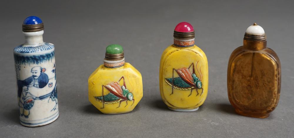 FOUR CHINESE PORCELAIN AND OTHER