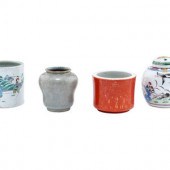 Four Chinese Porcelain Article
