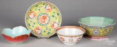 FOUR CHINESE PORCELAIN BOWLSFo