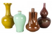 FOUR CHINESE PORCELAIN VASESCo