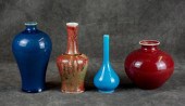 FOUR CHINESE PORCELAIN VASESFO