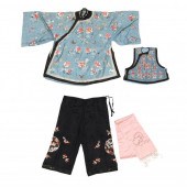 FOUR CHINESE SILK EMBROIDERED