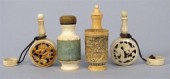 Four Chinese snuff bottles
