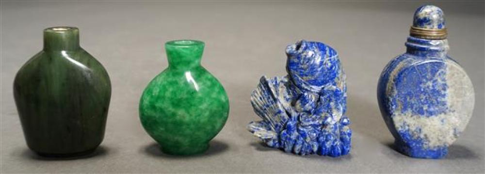 FOUR CHINESE SNUFF BOTTLESFour