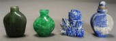 FOUR CHINESE SNUFF BOTTLESFour