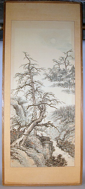 FOUR CHINESE WALL HANGINGS  20th